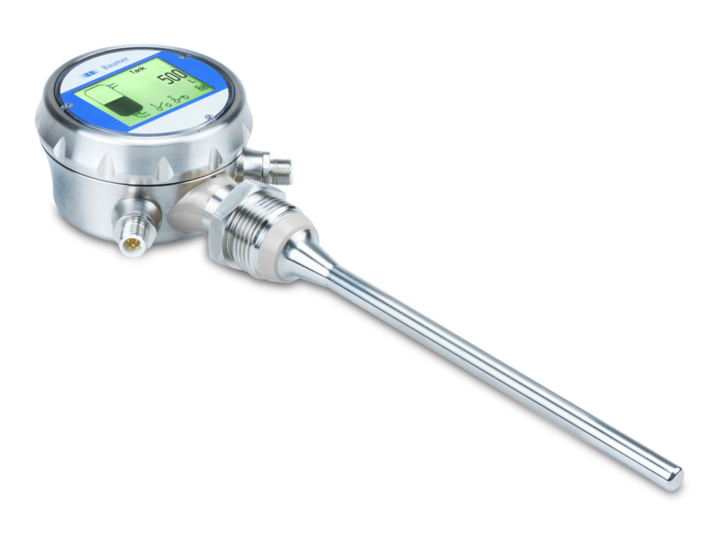 Potenciometriskais līmeņa sensors PLP70H, elektrods L=400mm, 4-20mA, G1'' hygienic, bez displeja