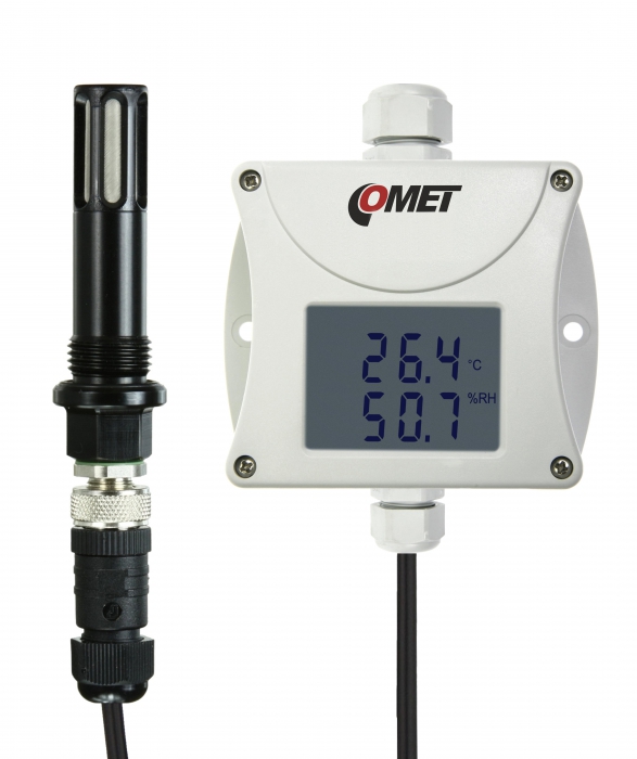 Compressed air RH+T+Tdp sensor with 4-20mA output, cable 4 meters
