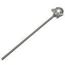 Thermocouple K, 22x1000mm, heat resistive SS310, drilled thermowell inner dia 8mm, max +1200°C