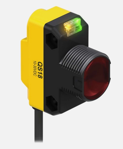 Foto sensors QS18VN6RQ5, uztvērējs NPN, M12 150mm pigtail