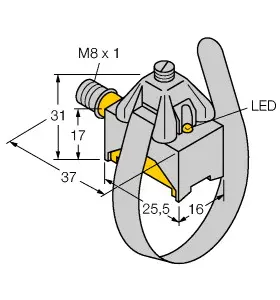 Magnētinduktīvais sensors BIM-KST-AP6X-V1131