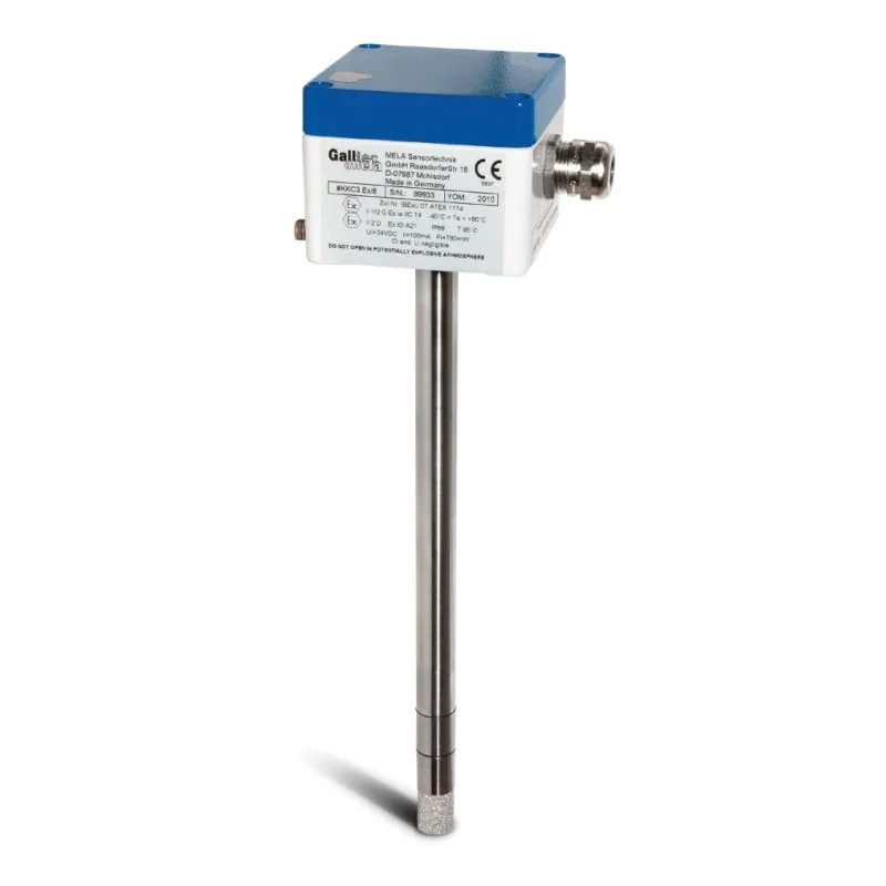 Temperatūras un mitruma sensors ATEX, 0…100%RH,
-20…+80°C, 4-20mA