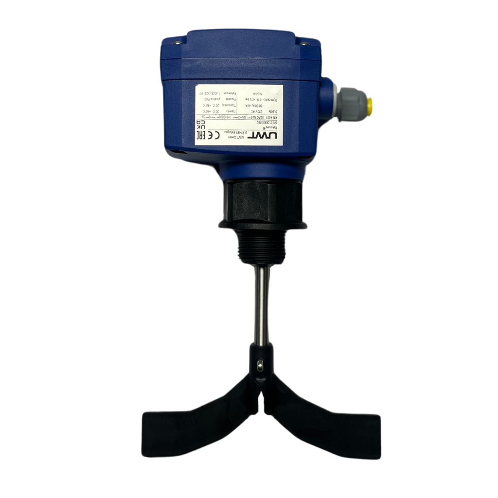 Level switch RN4001, 230Vac, G 1", universal plastic vane 27x150mm, L=140mm, 6 year gurantee