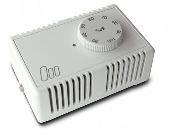 Higrostats HG Mini, 40 ... 90 %rh, NO/NC, 230VAC, 5A