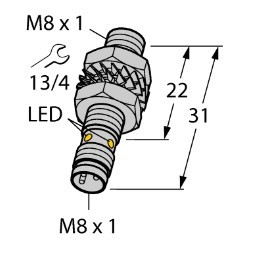 Inductive sensor Bi2-EG08K-AP6X-V1131