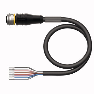 Konektors ar kabeli RKS8T-15/TXL, ekranēts 