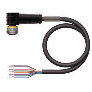 Konektors ar kabeli WKS8T-5/TXL, ekranēts