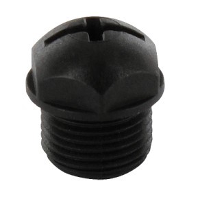 Cover M12, 10pcs, plastic, MOQ=10pcs