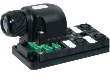 Sensor bus MVP12, 4XM12, 5POLE, PLUG.