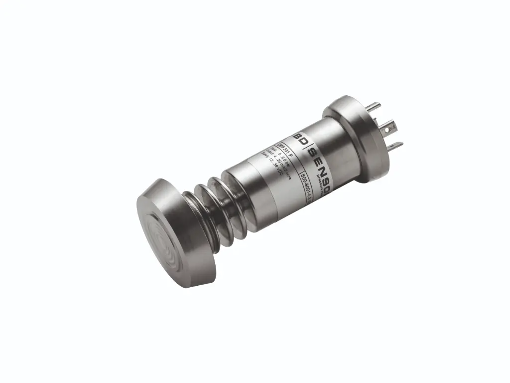 Spiediena sensors DMP331P, 0...0.4 bar, 4-20 mA, G 1" cone, flush