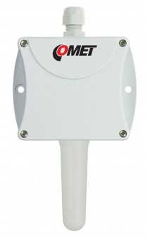 Temperature sensor outdoor/indoor, 0-10V, programmable range