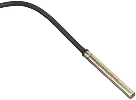 Temperature sensor Pt100, 6x100mm, 4-wire, 5m cable