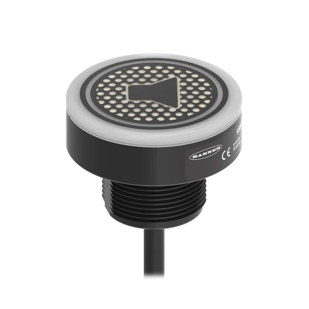 K50 Pro Compact ar skaņas signālu un IO-Link: 7 krāsu RGB indikators K50PCLRGB7KAQP