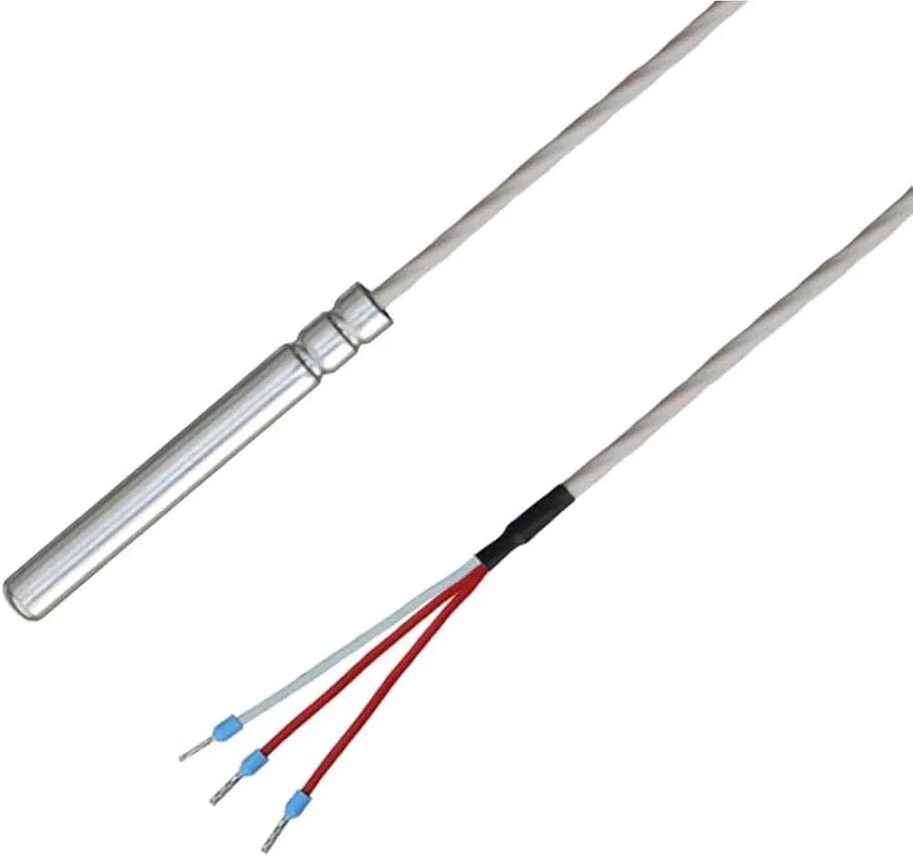 Temperatūras sensors PT100, 3x30mm, -50/300C, 2m teflona kab.