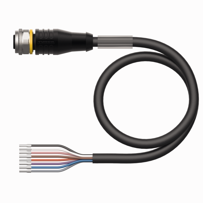 Konektors ar kabeli RKSV8T-25/TEG1023, ekranēts