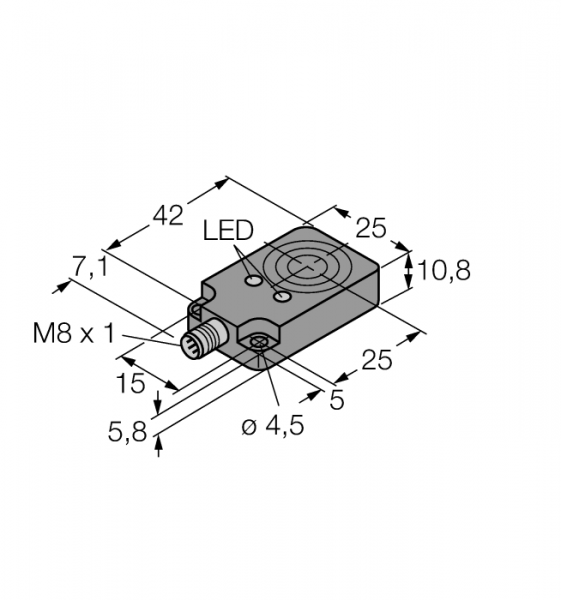 Inductive sensor Bi8U-Q10-AP6X2-V1131