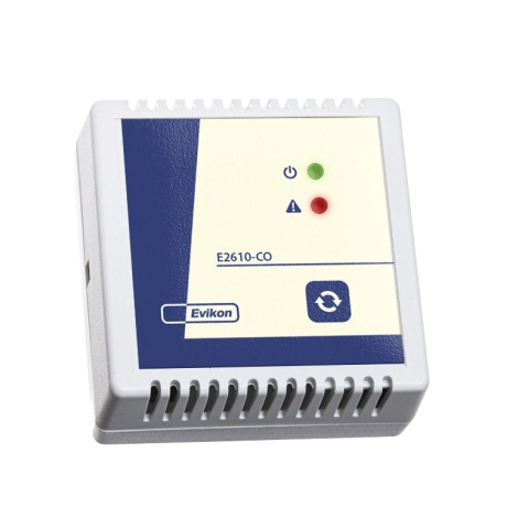 CO detektors, divi SPDT relaji, 0...1000 ppm CO, 24 VDC/AC, Noklusējuma trauksmes sliekšņi 125 ppm / 250 ppm CO