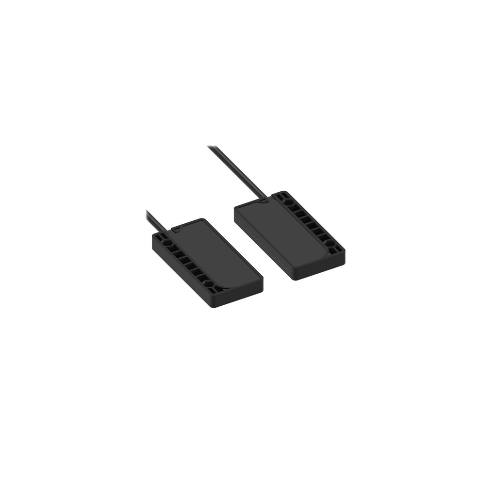 Optical fibre PIRS1X166UMPMAL, plastic, opposed array 33.5 mm, 16 cores, side view, 2 m