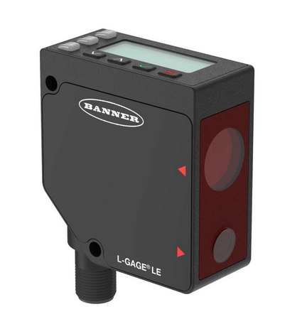 Lāzera distances sensors LE550IQ, 100...1000mm, 4-20mA, PNP/NPN, M12 5 kontakti
