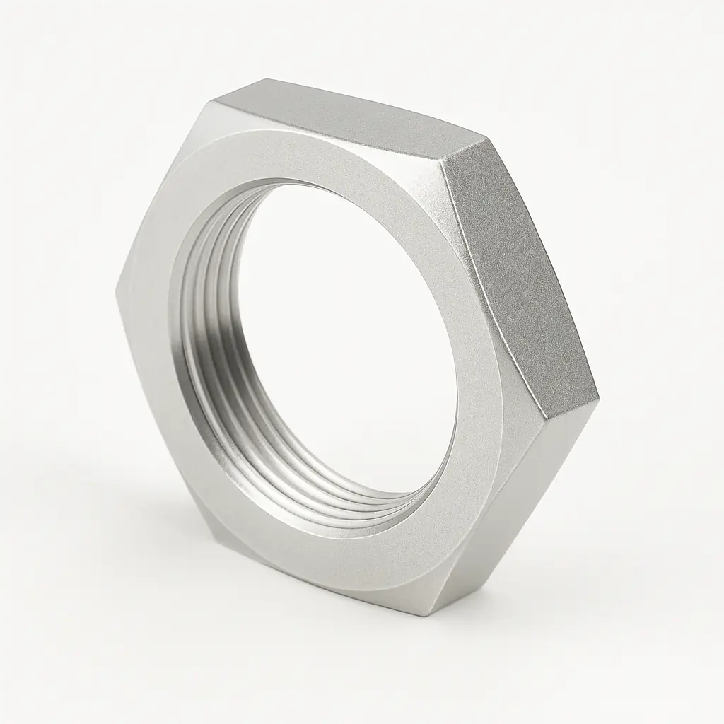 LOCKNUT-M18x1-BRASS-(20 gab.) cinkots, atslēgas izmērs 24