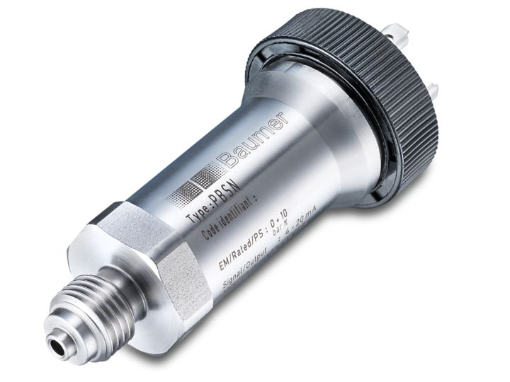 Spiediena sensors PBSN-1.3.B16.A.A1.44.03.2.1.S01, 0...1.6 bar abs, 4-20mA, G 1/2" EN 837-1, DIN 43650 A