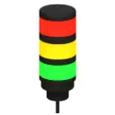 LED Indikācija TL50HGYRQP, zaļš, dzeltens, sarkans