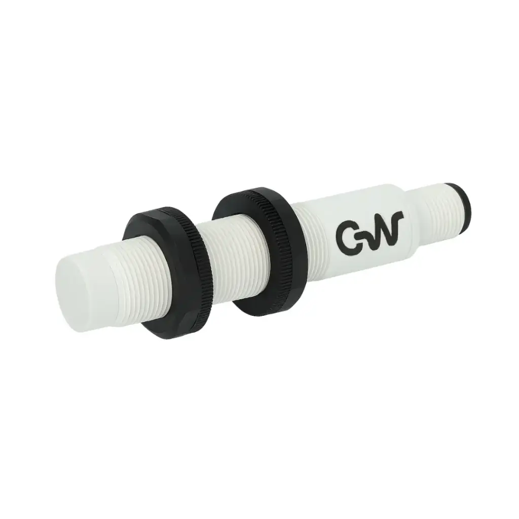 Capacitative sensor C18P/BP-2E, 12 mm, PNP, NO+NC, M18, M12 connector