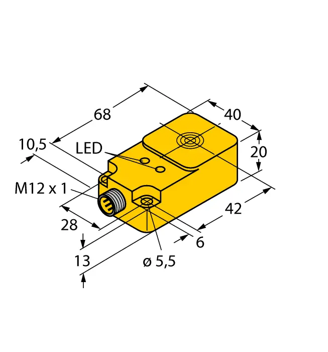 [1602702] Inductive sensor NI25-Q20-AP6X2-H1141