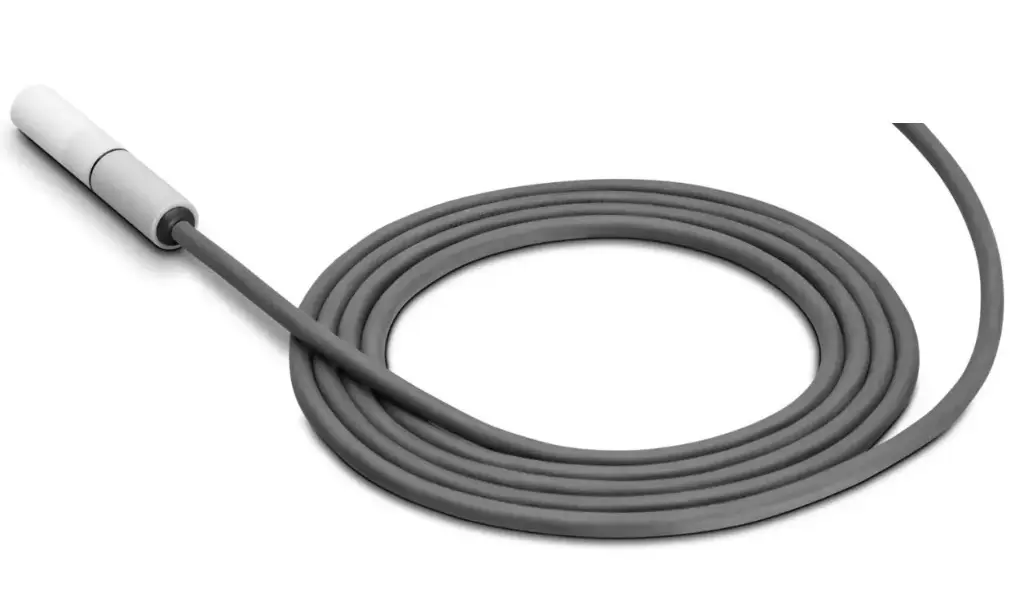[19051+OS] Temperature and humidity probe, for DZK & eStat20(D) transmitters, -40 ... 125°C probe: Ø 12 x 78 mm Filter: ZE05 filter with membrane, Ø 12 plug-in connection, cable length: 10m