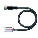Connection cable RKC8T-15/TXL, M12, female, straight, 8-pin, 15m PUR