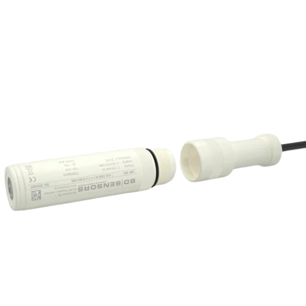 Level sensor LMP 808, 0-6m H2O, SIL2 4-20 mA, 10m PUR cable, mounting in 20mm pipe