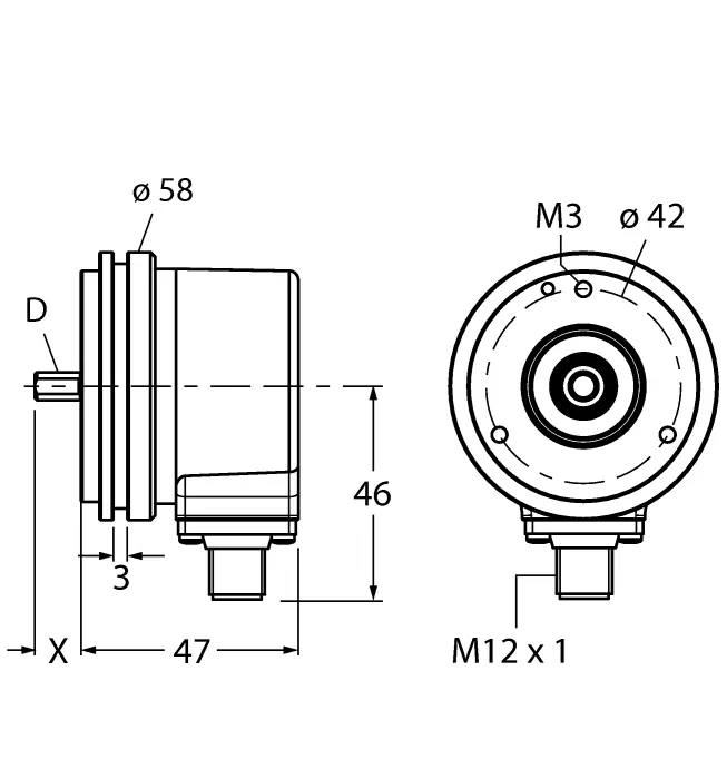 Encoder REI-E-113T8S-2B2500-H1181