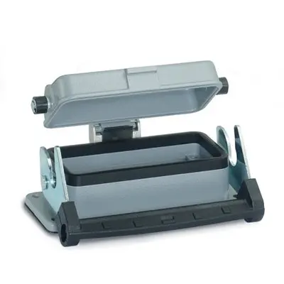 Connector base EPIC H-B 16 AD-LB base on panel (cover, single latch)