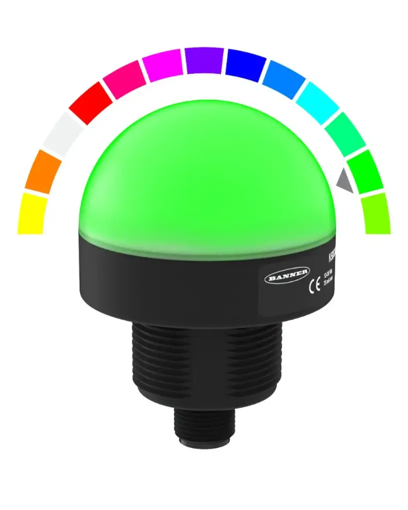 K50 Pro Select sērijas 50 mm programmējams daudzkrāsu indikators, K50PSLRGB7Q