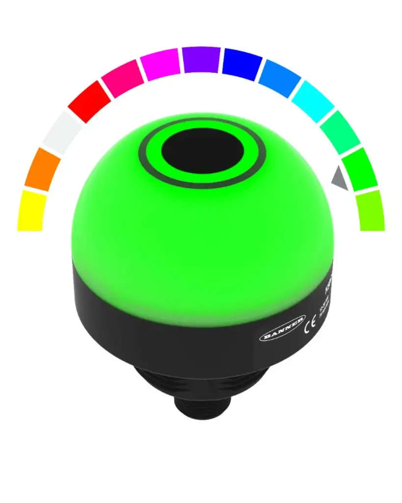 50 mm Programmable Multicolor Optical Touch Button, K50PSAF1000GRY3Q