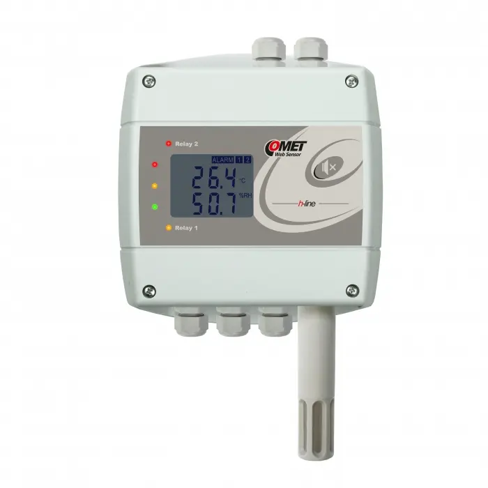 Thermometer hygrometer H3530 with Ethernet interface and relays, humidistat