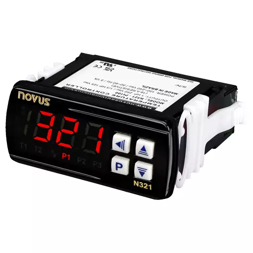 [8032101014] Temperature controller N321, Pt100, 12-24 VDC, 1 relay