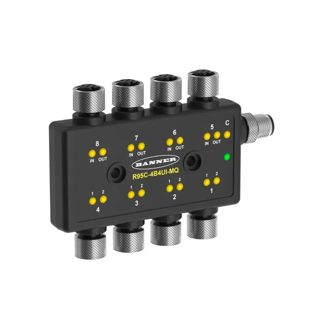 [3814993] R95C-4B4UI-MQ, 8 port Hybrid IO Modbus Hub