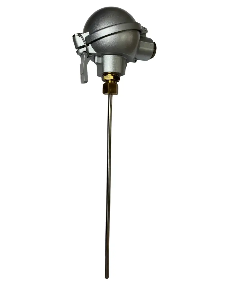 Temperature sensor PT100, 6x200mm, 3-wire, max 500°C