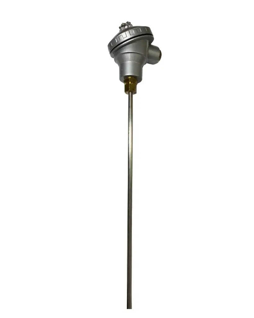 Temperature sensor PT100, 8x500mm, 3-wire, max 500°C