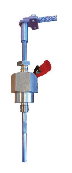 Temperature sensor Pt100, with adjustable transition and winder M6x1 thread, 3 m cable, ATEX, Bearing 