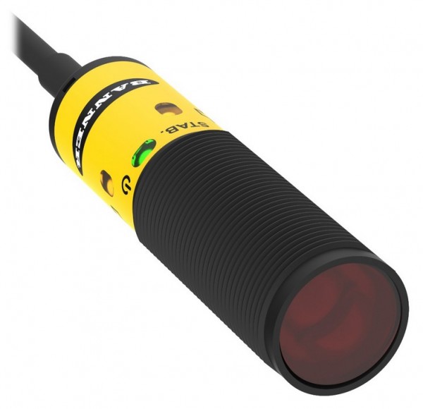 Photo sensor S18-2VPRL-2M, receiver, 0.. 25 m, 2 m cabs, NO/NC PNP