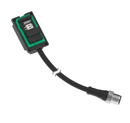 S4B konektors ar kabeli DES4-M51-D, 5-pin, M12, 0.4 m