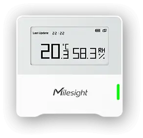 LoraWan AM102, temperatūra, mitrums, NFC, IP30, E-ink displejs