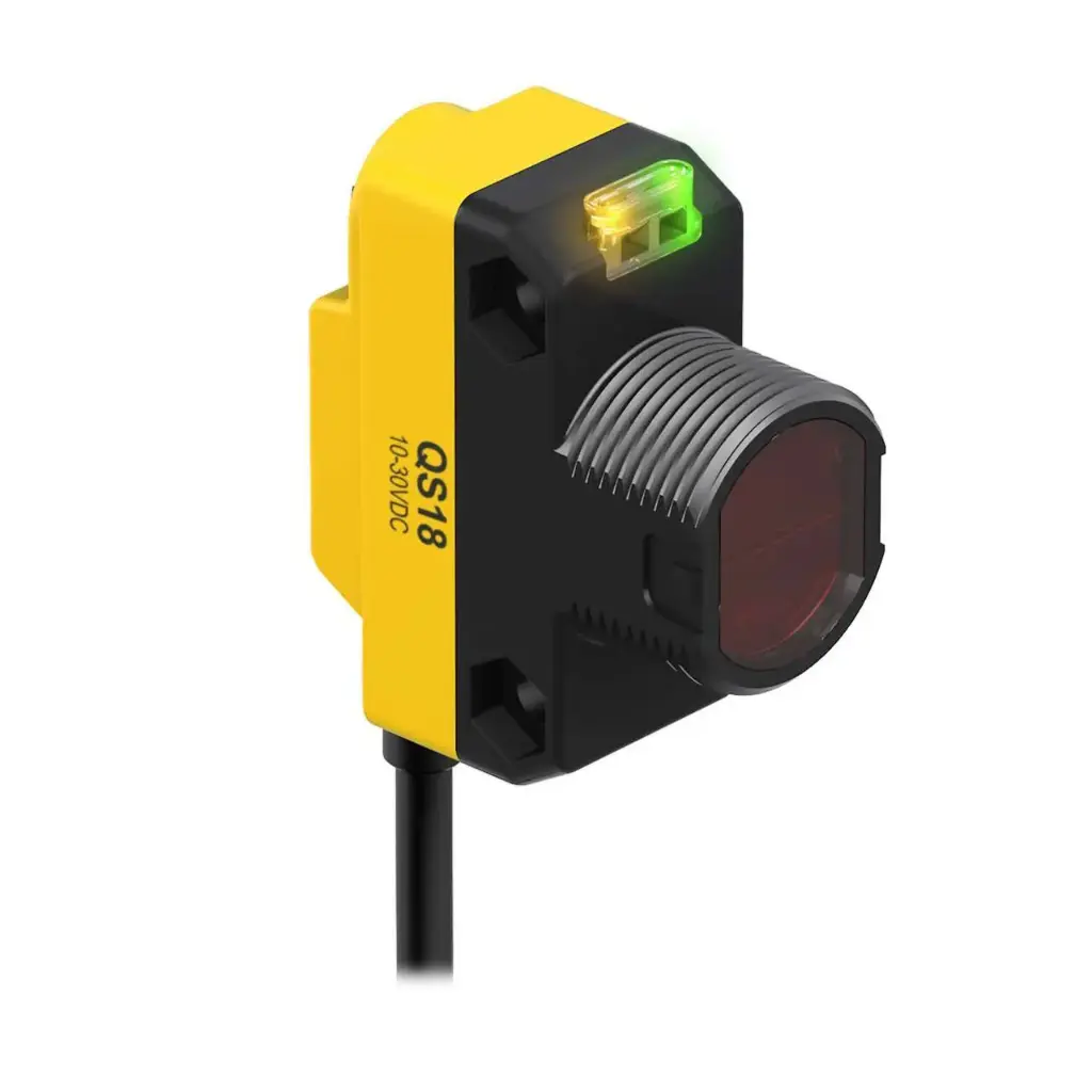 [3061636] Foto sensors QS18VP6LV, atstar., 0..6,5m, 2m kab., NO/NC PNP