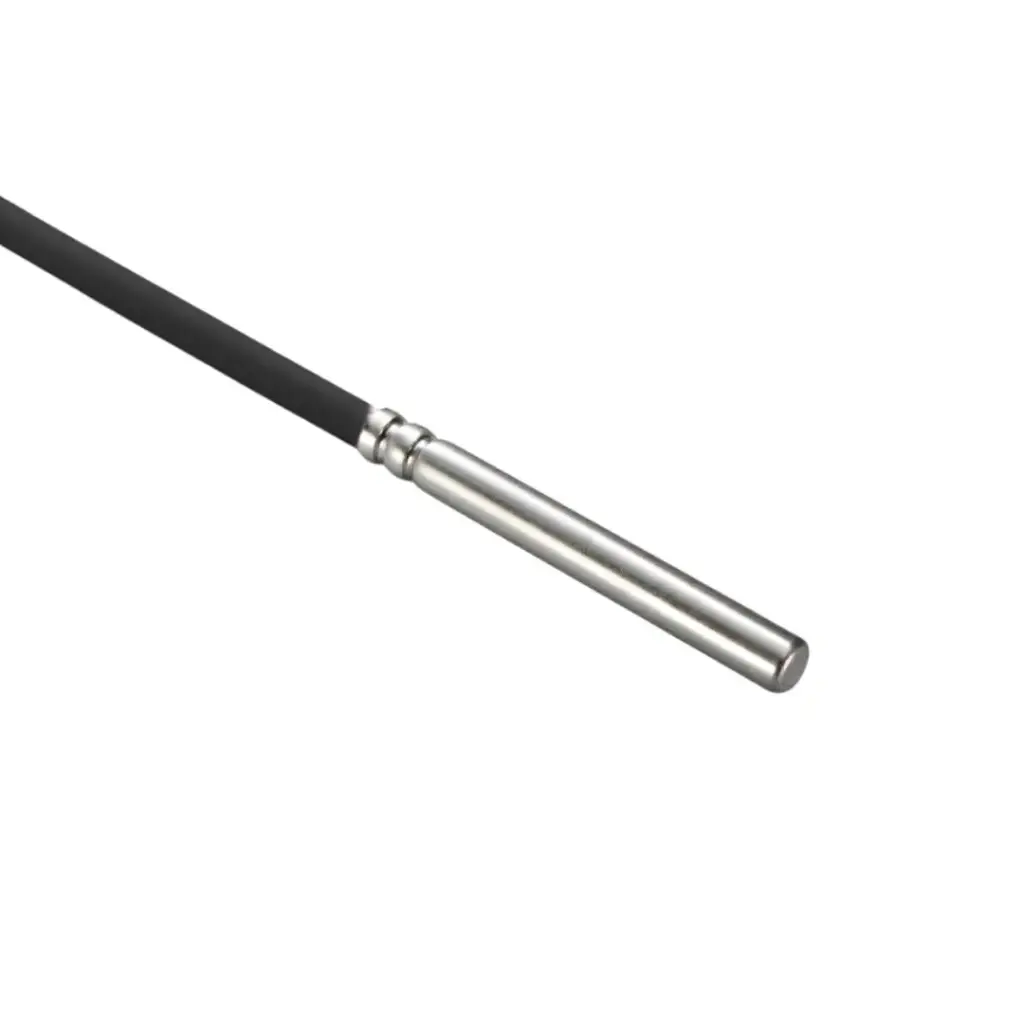 Temperatūras sensors PT100, 6x50mm, 3 vadu, klase A, PVC kabelis 2m, -40°C līdz +105°C