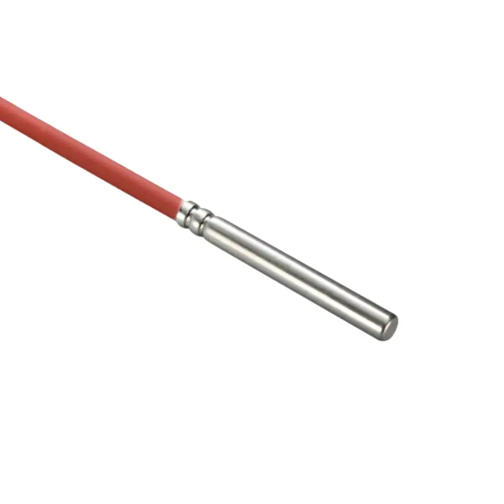 Temperatūras sensors PT1000, 6x50mm, 3-vadu, klase A, silikona kabelis 3m, -60°C līdz +200°C