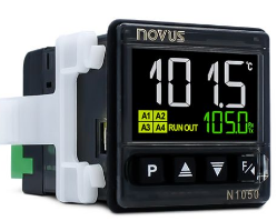 Temperatūras regulators N1050-PR LCD w/Timer, 1 SSR + 1 relay out, 48x48mm, 1/16 DIN
