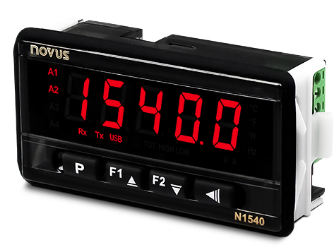 [8154000220] Kontrolieris procesa N1540 USB, 2 relays + 4-20 mA, 96x48 mm, 1/8 DIN, 230Vac