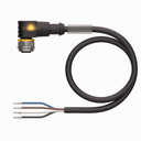 Connection cable WKC4.4T-P7X2-25/TEL, LED